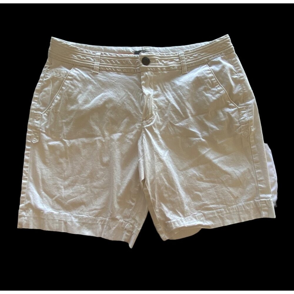 White Natural Reflection Mens Shorts  Size 14